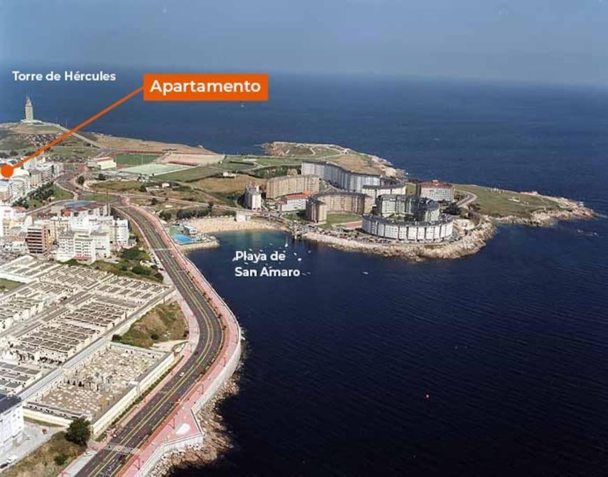 Apartamento Torre De Hercules Ла-Корунья Экстерьер фото