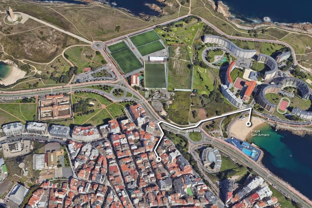Apartamento Torre De Hercules Ла-Корунья Экстерьер фото